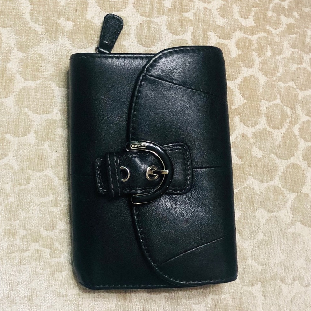 Coach black wallet